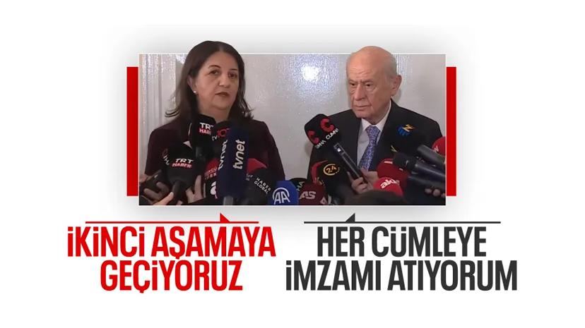 DEM Parti İmralı heyeti, Devlet Bahçeli ile görüştü