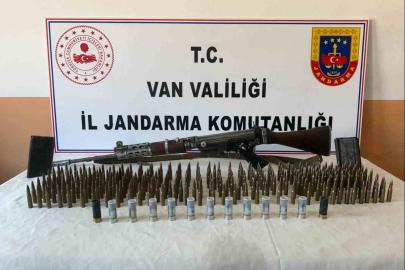 Erciş’te Belçika yapımı uzun namlulu silah ele geçirildi