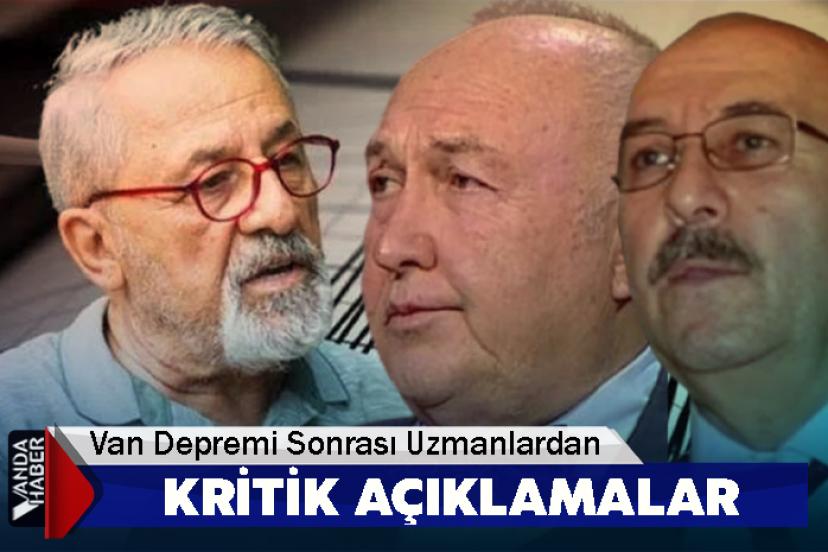 Van Depremi Sonrası Uzmanlardan Kritik Açıklamalar