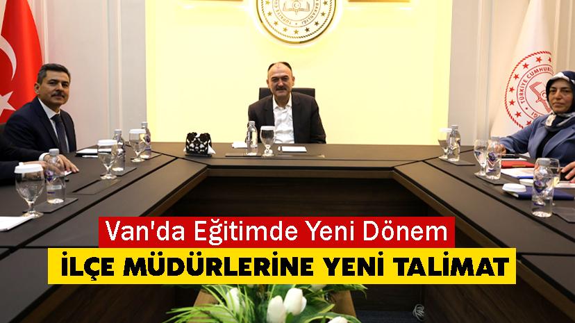 Van'da Eğitimde Yeni Dönem