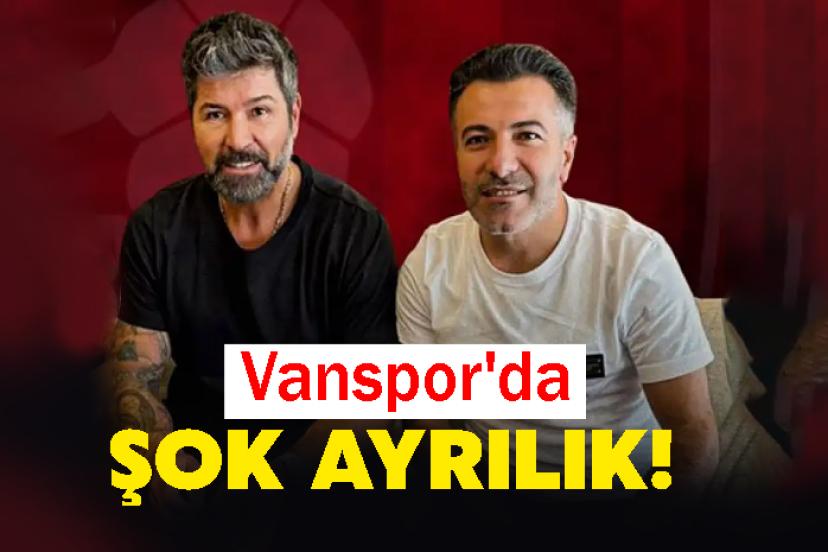 Vanspor'da şok Ayrılık!