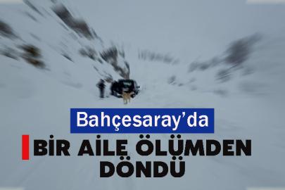 Bahçesaray’da çığ faciası! Bir aile ölümden döndü