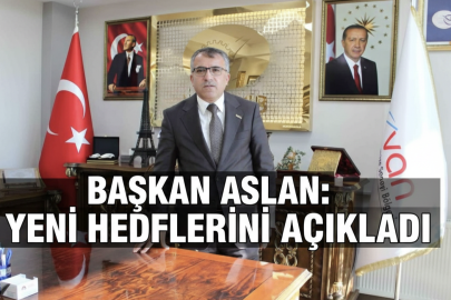 Başkan Aslan: Yeni Hedeflerini Açıkladı