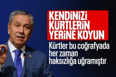 Bülent Arınç: Kürtler haksızlığa uğramış bir toplum
