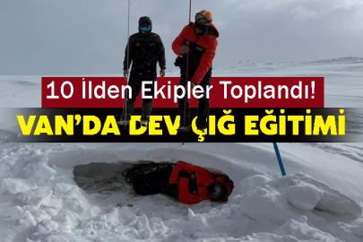 Çığ riskine karşı bölgesel AFAD eğitimi Van’da başladı