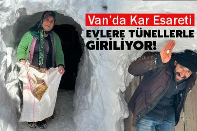 Kardan tünellerden geçen yaşam
