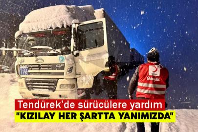 Tendürek’de sürücülere