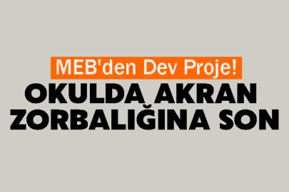 MEB'den Dev Proje! Okulda Akran zorbalığına son