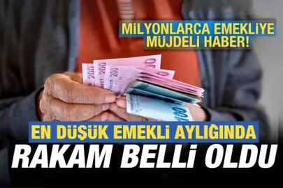 Milyonlara müjde: En düşük emekli aylığında rakam belli oldu