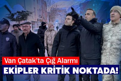 Van Çatak’ta Çığ Alarmı: Ekipler Kritik Noktada!