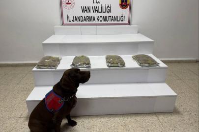 Van’da 5 kilo 250 gram kubar esrar ele geçildi