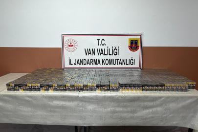 Van’da bin 510 adet kaçak sigara ele geçirildi