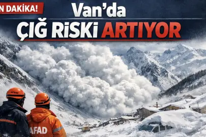 Van’da çığ riski artıyor