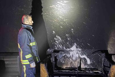 Van’da çıkan yangında bir ev kullanılamaz hale geldi