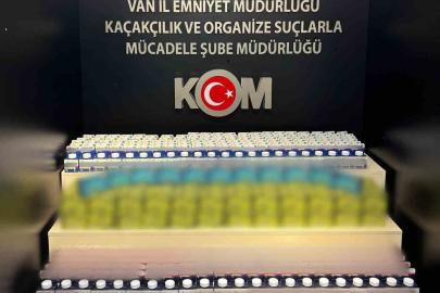 Van’da gümrük kaçağı malzeme ele geçirildi