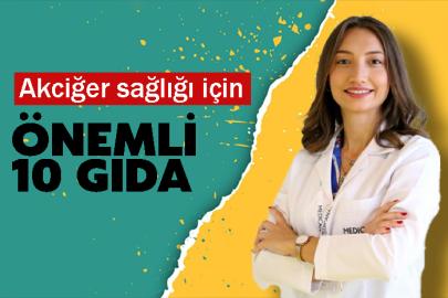 Akciğer sağlığı için önemli 10 gıda
