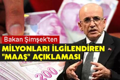Bakan Şimşek'ten milyonları ilgilendiren "maaş" açıklaması