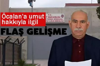 Öcalan'a umut hakkıyla ilgili flaş gelişme