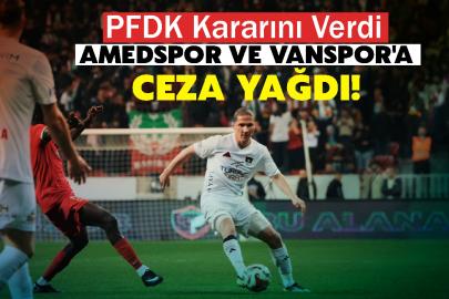 PFDK Kararını Verdi: Amedspor ve Vanspor'a Ceza Yağdı!