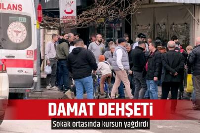 Sokak ortasında damat dehşeti