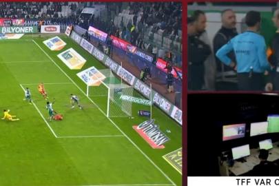 Süper Lig'de 23'üncü haftanın VAR kayıtları yayınlandı