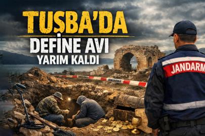 Tuşba'da Define Avı Yarım Kaldı