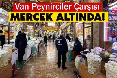 Van Peynirciler Çarşısı mercek altında!
