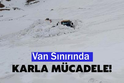 Van Sınırında Karla Mücadele!