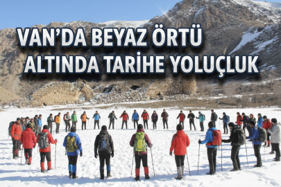 Van’da beyaz örtü altında tarihe yolculuk