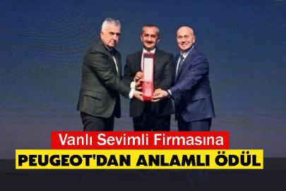 Vanlı Sevimli Firmasına Peugeot'dan Anlamlı Ödül