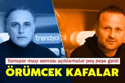 Vanspor maçı sonrası açıklamalar peş peşe geldi