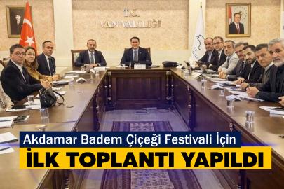 Akdamar Badem Çiçeği Festivali İçin İlk Toplantı Yapıldı