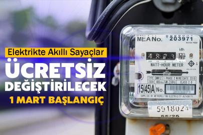 Elektrikte Akıllı Sayaçlar Ücretsiz Değiştirilecek