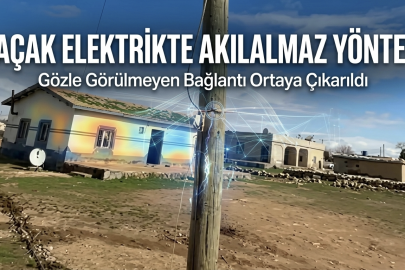 Kaçak elektrikte akılalmaz yöntem