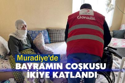 Muradiye'de bayramın coşkusu ikiye katlandı