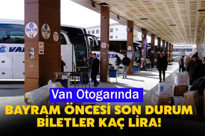 Van Otogarında Bayram Öncesi Son Durum
