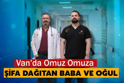 Van’da Omuz Omuza Şifa Dağıtan Baba ve Oğul