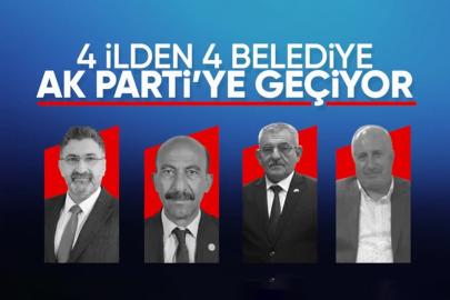 4 belediye başkanı daha AK Parti'ye katılıyor