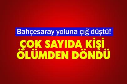 Bahçesaray yoluna çığ düştü! Çok sayıda kişi ölümden döndü