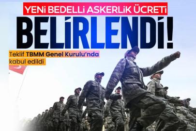 Bedelli askerlikte yeni ücret belli oldu