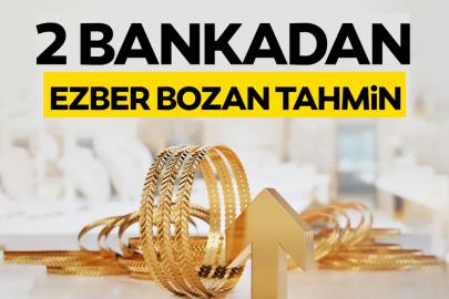 İki bankadan ezber bozan altın tahmini...