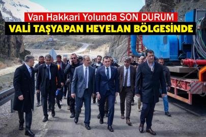 Vali Taşyapan Heyelan Bölgesinde: Güvenlik En Üst Seviyede