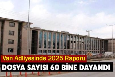 Van Adliyesinde 2025 Raporu: Dosya Sayısı 60 Bine Dayandı