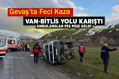 Gevaş’ta Feci Kaza: Van-Bitlis Yolu Karıştı
