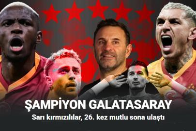 Galatasaray'dan üst üste 4 kez şampiyon