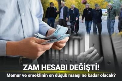 Hesaplar Değişti! Memur ve emeklide En düşük maaş ne kadar olacak?