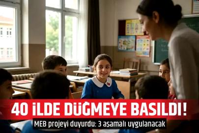 MEB 40 ilde uygulanmaya başladı: Proje 3 aşamalı uygulanacak