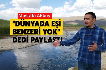 Mustafa Akkuş "Dünyada Eşi Benzeri Yok" dedi paylaştı