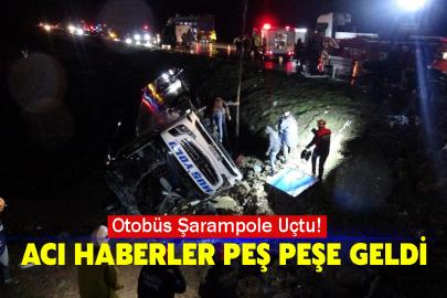 Otobüs Şarampole Uçtu! Acı haberler peş peşe geldi