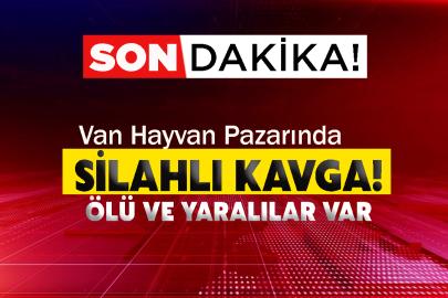 Van Hayvan Pazarında Silahlı Kavga!